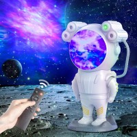 Astronaut Galaxy Star Projector Starry Night Light Astronaut Light Projector With Nebulatimer And Remote Control Bedroom And