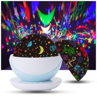 Star Projector Night Light For Kids Baby Projection Lamp 360