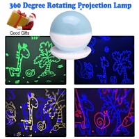 Star Projector Night Light For Kids Baby Projection Lamp 360