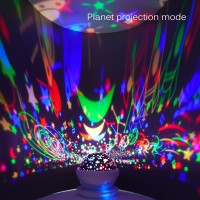 Star Projector Night Light For Kids Baby Projection Lamp 360