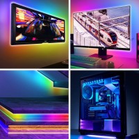 Lmavag Usb Led Light Strip 656Ft Waterproof Led Light Strip Rgb Usb Powered With Remote Control Color Changing Tv Backlights Le