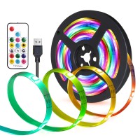 Usb Led Light Strip Waterproof 98Ft Rgb Led Lights Usb Powered With Remote Control Led Strip Lights Tv Backlights Changing Colo