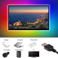 Usb Led Light Strip Waterproof 98Ft Rgb Led Lights Usb Powered With Remote Control Led Strip Lights Tv Backlights Changing Colo