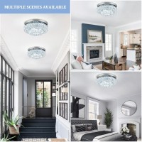 Hongnuofc 21 Crystal Chandeliers Led Chandelier Flush Mount Chandelier Modern Ceiling Light Fixtures For Living Room Bedroom C