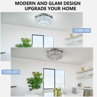 Hongnuofc 21 Crystal Chandeliers Led Chandelier Flush Mount Chandelier Modern Ceiling Light Fixtures For Living Room Bedroom C