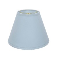 Aspen Creative 32196A Transitional Empire Shape Spider Construction Lamp Shade Light Blue 6 Top X 12 Bottom X 9 Slant He