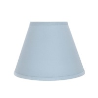 Aspen Creative 32196A Transitional Empire Shape Spider Construction Lamp Shade Light Blue 6 Top X 12 Bottom X 9 Slant He