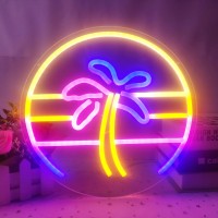 Sunset Neon Sign Dimmable Tropical