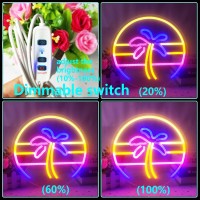 Sunset Neon Sign Dimmable Tropical