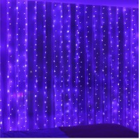 Zsjwl Curtain Lights, 300 Led Curtain Fairy Lights With Remote, 8 Modes 9.8 