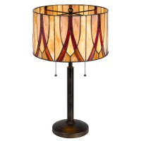 60W X 2 Tiffany Table Lamp