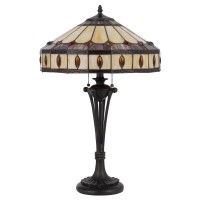 60W X 2 Tiffany Table Lamp