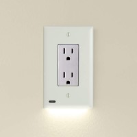 6 Pack Snappower Guidelight 2 For Outlets For Standard Decor Not Gfci Outlets Night Light Electrical Outlet Wall Plate