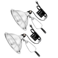 Vivosun 4 Pack Clamp Lamp Light With Detachable 85 Inch Aluminum Reflector Up To 150 Watt E26 Socket No Bulb Included 6 Feet