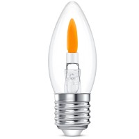 Flicker Flame Light Bulb Flame Tip Halloween Chandelier Flickering Light Bulbs Christmas Replacement Orange Glow Bulbs Crystal C