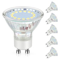 Maylaywood Gu10 Led Light Bulbs 50 Watt Halogen Equivalent Daylight White 5000K 450 Lumens Nondimmable 4W Led Bulb Replace