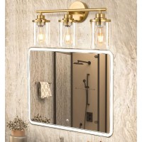 Porphyions Bathroom Light Fixtures Vanity Lights Gold Bathroom Lights Over Mirror Brushed Gold Vanity Light For Bathroom 20 Br