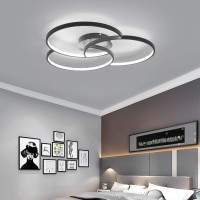 Flush Mount Led Ceiling Light Fixture, Modern Dimmable Ceiling Lights, Avant Garde Design Aluminum,For Living Room Bedroom Or Dining Room (23 Inchs /58Cm) (Zx8025)