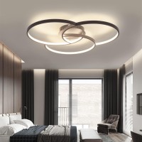 Flush Mount Led Ceiling Light Fixture, Modern Dimmable Ceiling Lights, Avant Garde Design Aluminum,For Living Room Bedroom Or Dining Room (23 Inchs /58Cm) (Zx8025)