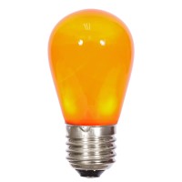 S14 Led Orange Ceramic Bulb E26 Base 5Pk