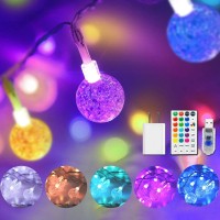 Smart Color Changing String Lights Usb Powered 295Ft 60Led 213 Mode Decorative Lights Globe Fairy Lights App Remote Music For