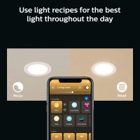Philips Hue Smart Slim 6 Inch Led Downlight - White And Color Ambiance Color-Changing Light - 1 Pack - 1200Lm - Indoor - Control With Hue App - Works With Alexa Google Assistant And Apple Homekit