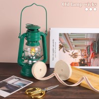 13 Feet 2 Rolls Cotton Oil Lamp Wick 38 Inch Replacement Oil Lanterns Wick For Oil Lamps And Oil Burners