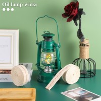 13 Feet 2 Rolls Cotton Oil Lamp Wick 1 Inch Replacement Oil Lanterns Wick For Oil Lamps And Oil Burners