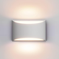 Aipsun Aluminum Modern Indoor Led Wall Sconce Interior Wall Lights 1 Pack Hardwired Up And Down Wall Mount Light For Living Room