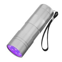 Cosoos Black Light Flashlight, 12Led 395Nm Uv Handheld Black Light, Mini Torch Light, Dogs Urine Detector For Dry Urine Stains, Bed Bugs And Scorpions.