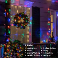 4 Pack Christmas String Lights Battery Operated Total 66Ft 200Led Fairy String Lights With Timer Remote 8 Modes Twinkle String