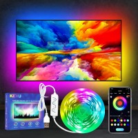 Led Lights For Tv 70-130 Inch 32.8Ft Usb Tv Led Backlights With App Bluetooth Led Strip Lights Rgb Dreamcolor Led Light Strip Music Sync Led Lights For Bedroom Tv Strip Lighting For Gaming Room D?Cor