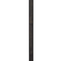 Eli 60 Inch Tiffany Style Floor Lamp, Glass Shade, Metal Base, Antique Bronze