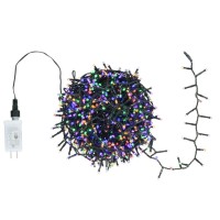 Vickerman 1000 Light Multicolor Led Indoor/Outdoor 8-Function Snake Light Set.