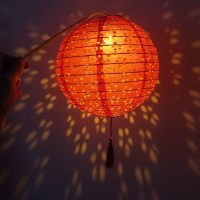 12 Pieces Chinese Paper Lanterns Multicolor Hanging Hollow Out Lanterns 8 Inch Asia Japanese Lantern Lamps For Home Outdoor Clas