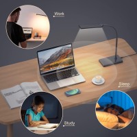 Kexin Led Desk Lamp Touch Control Desk Lamp With Usb Charging Port 5 Color Modes 6 Brightness Levels Dimmable Eyecaring Office