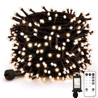 Suddus 300 Led Christmas Lights Outdoor, 99Ft Connectable Christmas String Lights Plug In, Christmas Tree Lights Indoor For Xmas Tree Holiday Party Porch Decor, Warm White