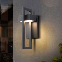 Krychiler 2 Set Modern Outdoor Wall Sconce, 14