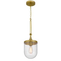 60W Ithaca Bubbled Glass Pendant Fixture