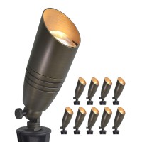 Coloer Diecast Brass Landscape Spotlights Outdoor 12V Acdc Low Voltage Lighting Ip65 Waterproof Outdoor Directional Garden P