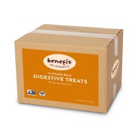 Benefit Biscuits, All Natural Dog Treats, Certified Vegan, Non Gmo, Wheat Free, Healthy Dog Biscuits, Made In Usa (Pumpkin, Bulk)