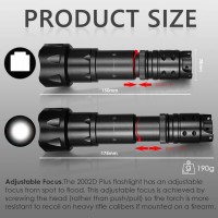 Uniquefire 940Nm Ir Illuminator Flashlight Spotlight,Fresnel Lens Zoomable Infrared Flashlight Illuminator Light For Night Vision,Rapid Dimmer Switch Max Lighting 500M