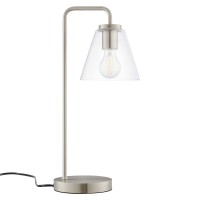 The Element Glass Table Lamp accentuates your home dcor in the living room bedroom office or study room with its distinctive midcentury modern aesthetic This side table lamp brings farmhouse appeal to midcentury modern contemporary rustic or eclectic deco