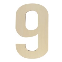 Wooden Numbers 12 Inch, Large Wooden Number 9 Shapes Cutouts Big Blank Unfinished Wood Numbers For Diy Craft Wall Decor Painting Birthday Wedding Party Decoration Kitchen Room Home Decorations