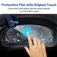 SHAOHAO for 2023 2022 BMW X3 Screen Protector Car Screen Protector for 2022 2023 BMW X3 G01 X4 G02 123 In Touchscreen Protector 2022 BMW X3 Touch Screen Digital Instrument Cluster Cover HD Clear Protective Film for BMW X3 2022 2023 Check Firstly Please ch