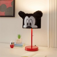 Idea Nuova Disney Mickey Mouse Plush Shade Table Lamp Red