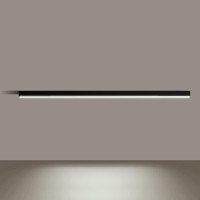 Shrealms Led Ceiling Light Black Linear Led Ceiling Lamp Modern Minimalist Square Ceiling Long Strip Lights For Bedroom Living Room Kitchen Study Corridor (Dimmable,80Cm)