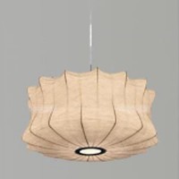 Mid-Century Chandeliers Italian Simplicity Style Silkworm Pendant Light Post-Modern Single Head Lantern Flat Shape Silkworm Ceiling Lamp Fixture Hollow Hanging Luminaire ( Color : C , Size : Dia-40Cm