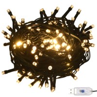 Vidaxl 120 Piece Christmas Ball Set With Peak And 300 Leds Goldbronze