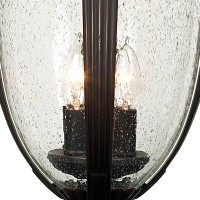 John Timberland Casa Sierra Rustic Vintage Outdoor Post Light With Pier Adapter Bronze Metal 24 1/2